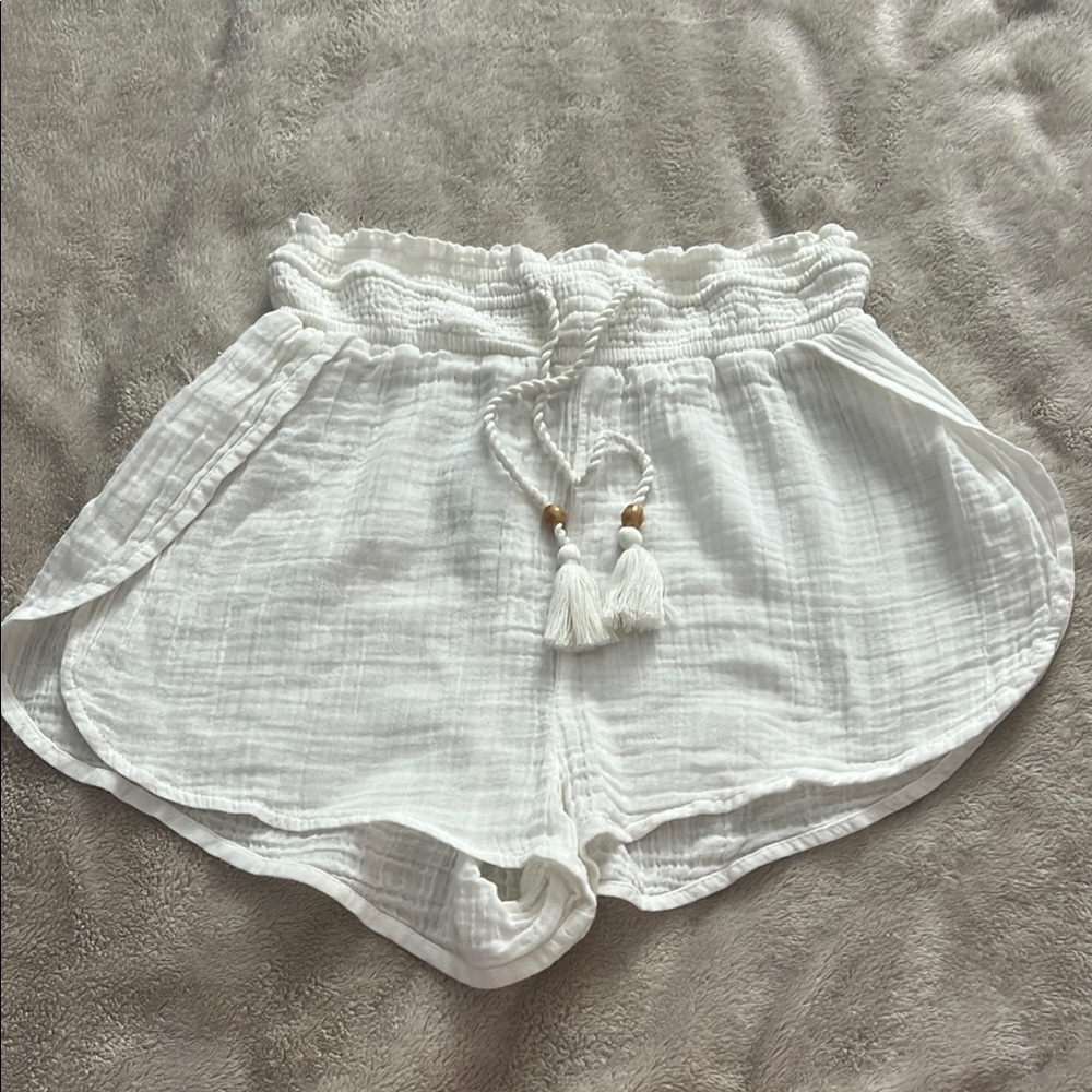 Abercrombie & Fitch high waist beach cover up shorts